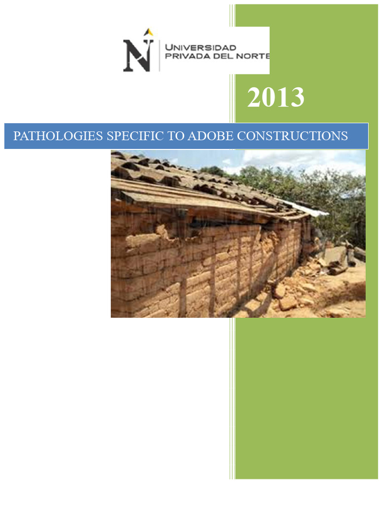 Adobe Construction: Earthquake Damage & Repair | PDF | Building ...