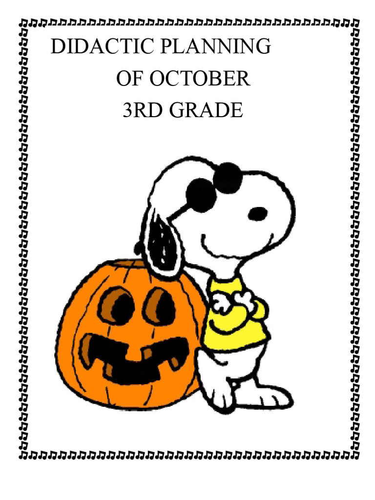 Planning For October 3rd Grade | PDF | Reading Comprehension