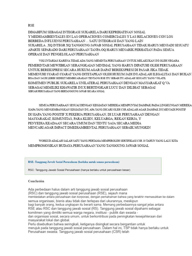 Perbedaan RSE dan RSC dalam CSR | PDF