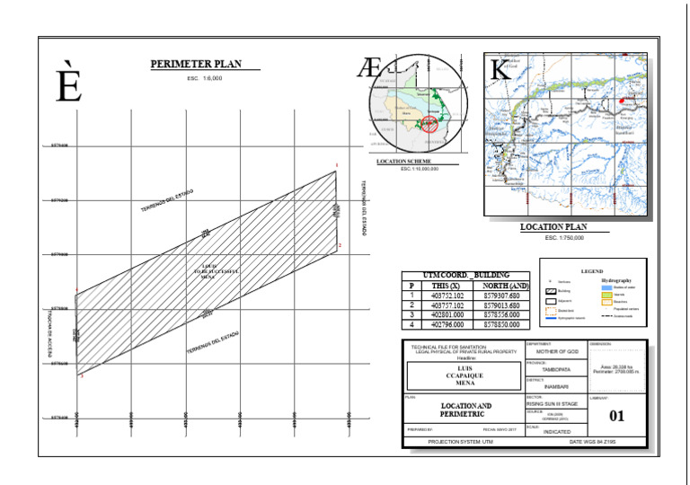 Mother of God District Perimeter Plan | PDF | Cartography ...