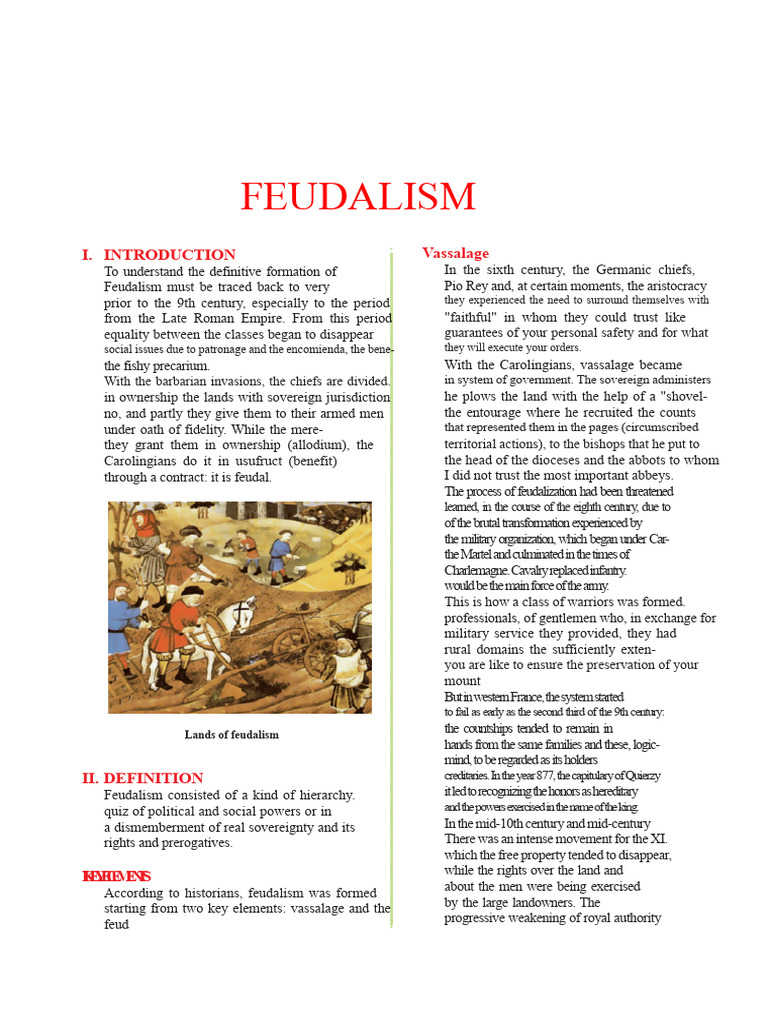 Understanding Feudalism: Key Concepts | PDF | Feudalism | Serfdom
