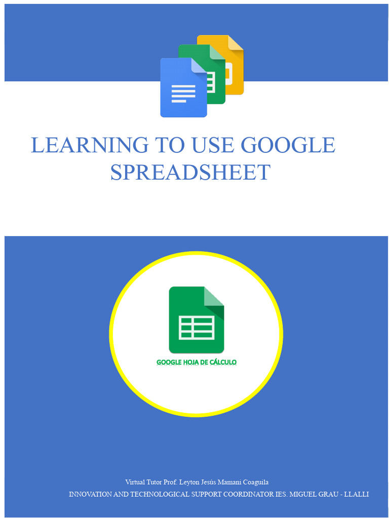 Google Spreadsheet User Guide | PDF | Spreadsheet | Function (Mathematics)