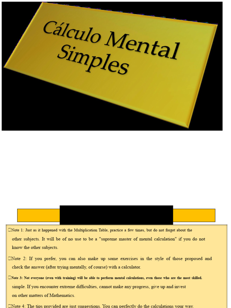 Mental Calculation Coping | PDF | Mathematics | Arithmetic