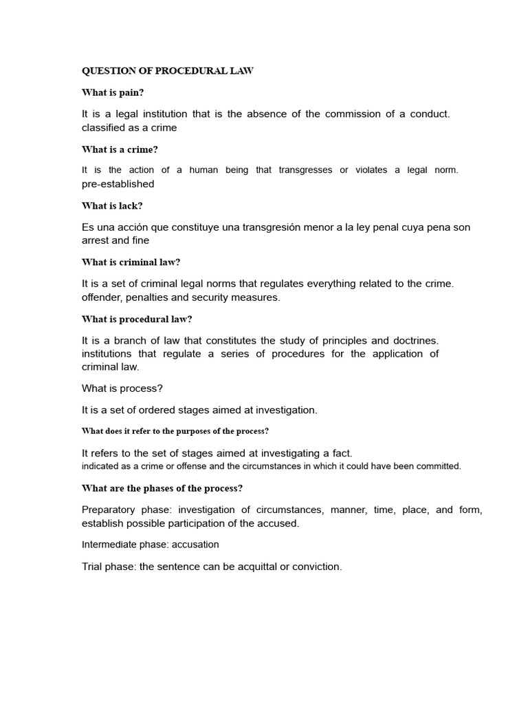 Understanding Criminal and Procedural Law | PDF | Crimes | Crime & Violence