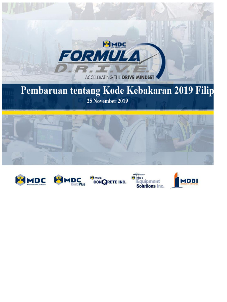 Pembaruan Kode Kebakaran Filipina 2019 | PDF