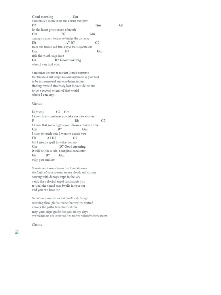Traps in The Sky - Chords PDF | PDF