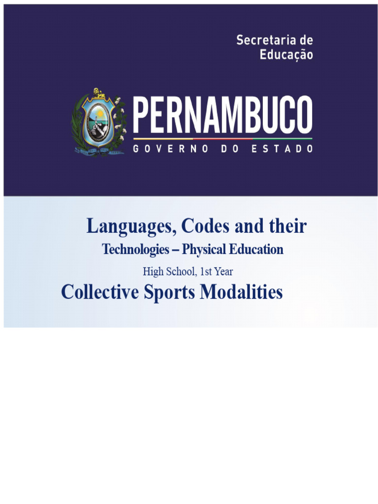 Understanding Collective Sports Modalities | PDF | Sports