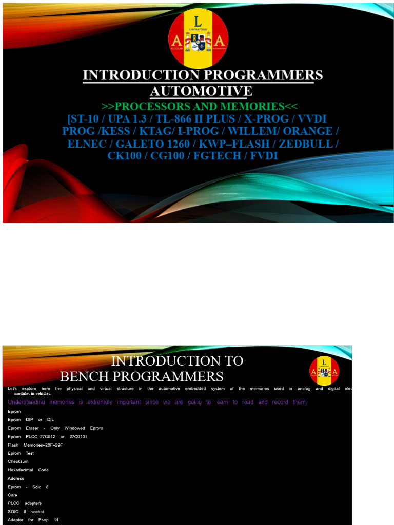 Automotive Bench Programmers Guide | PDF | Classes Of Computers | Software