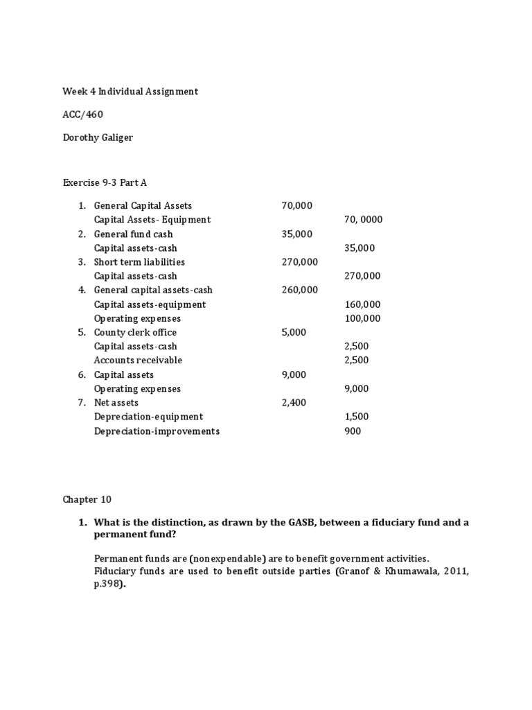 Week 4 Individual Assignment | PDF | Finance & Money Management