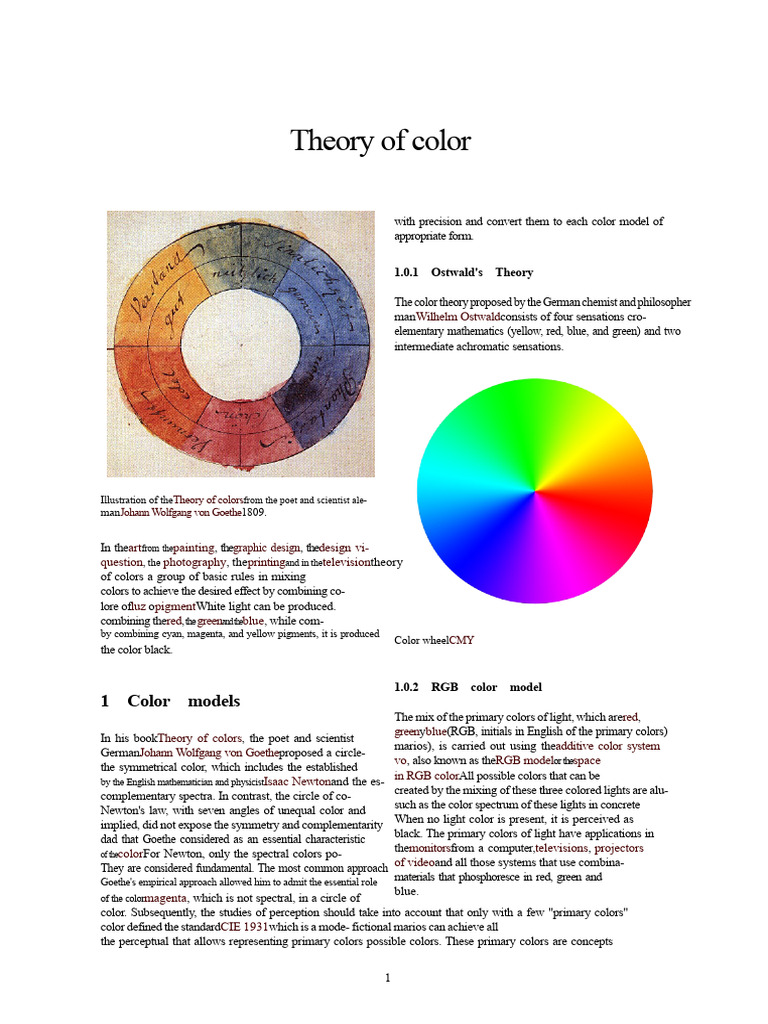 Understanding Color Theory and Models | PDF | Color | Rgb Color Model