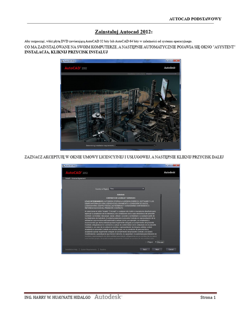Podręcznik Instalacji Autocada 2012 | PDF