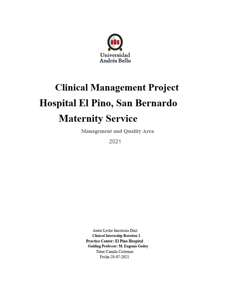 Maternity Clinical Management Project | PDF | Dietitian | Breastfeeding