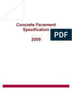 2009 Concrete Pavment Specification 1