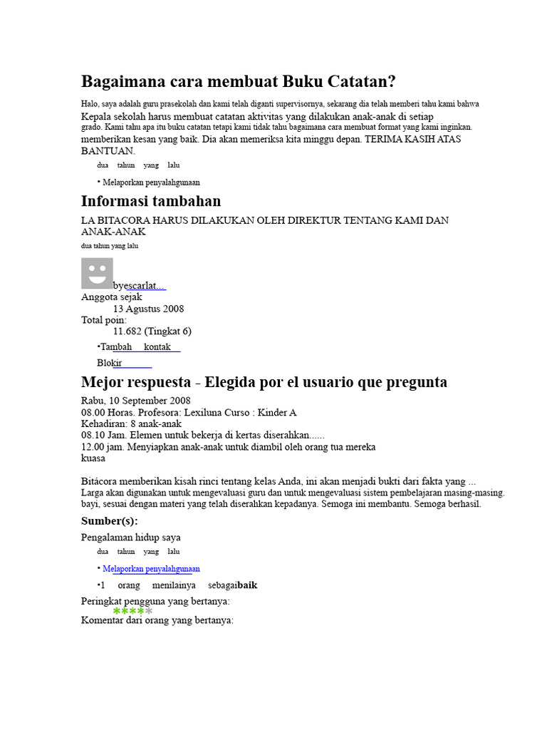 Cara Membuat Buku Catatan untuk Anak-anak | PDF