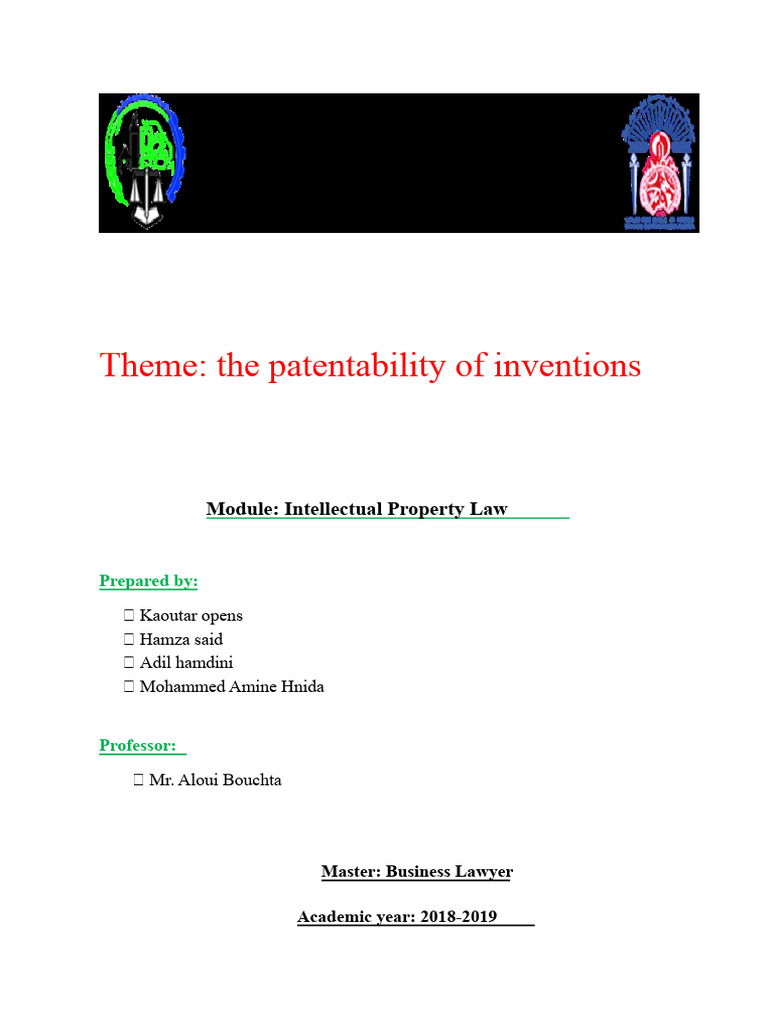 Patentability of Inventions Explained | PDF | Patent | Prior Art