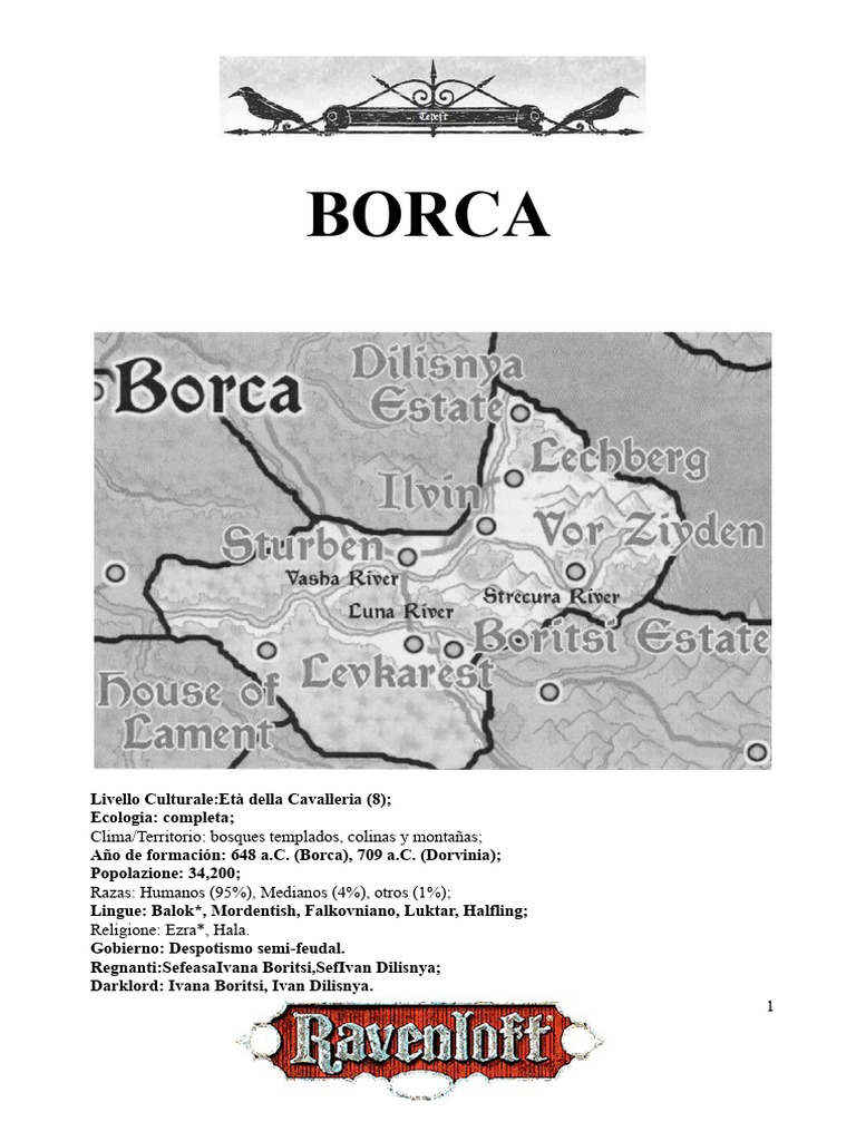 Borca: Geografía, Cultura y Gobierno | PDF | Arboles | Agua