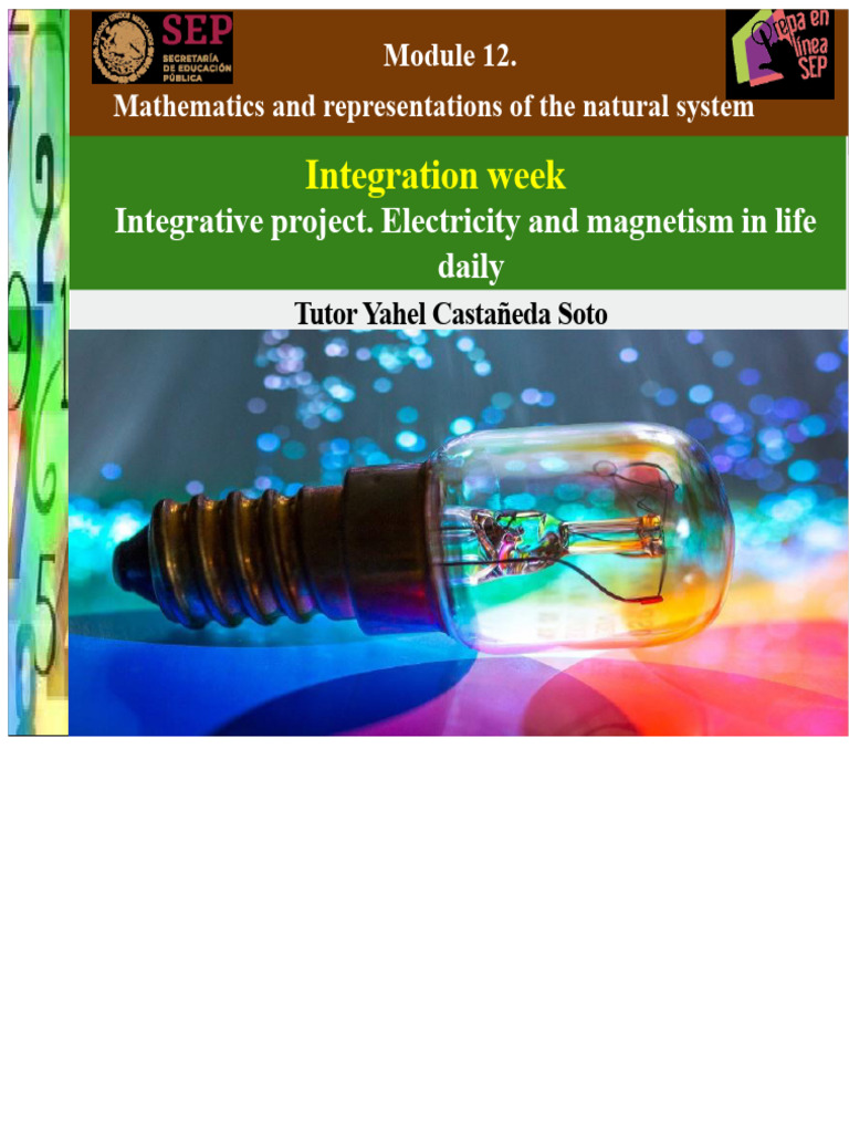 Electricity and Magnetism Project Guide | PDF | Electricity ...