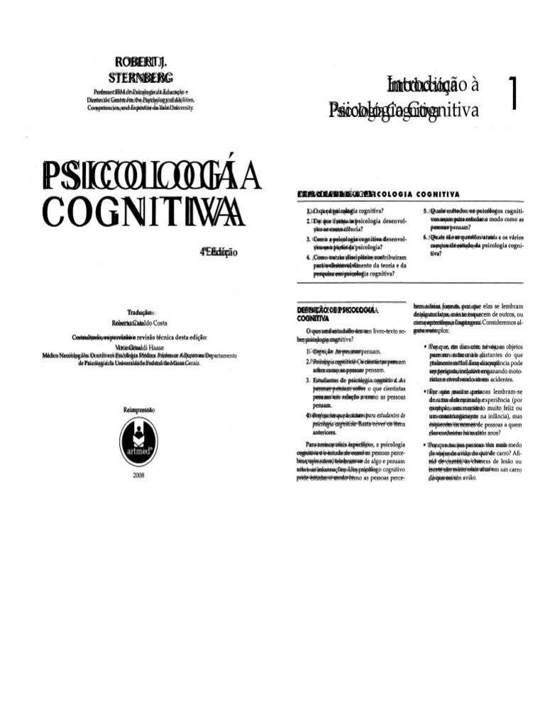 (LIBRO) CAP 1 - Introducción A La Psicología Cognitiva - Sternberg ...