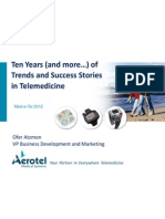 Atzmon - Ten Years of Success Stories in Telemedicine - Med-E-Tel 2012