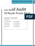 Brand Audit: of Nestle Fruita Vitals