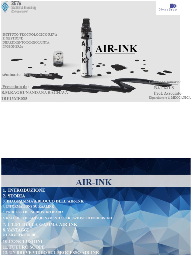 Air Ink PDF | PDF