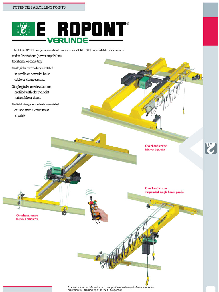 Overhead Crane | PDF | Crane (Machine) | Manufactured Goods