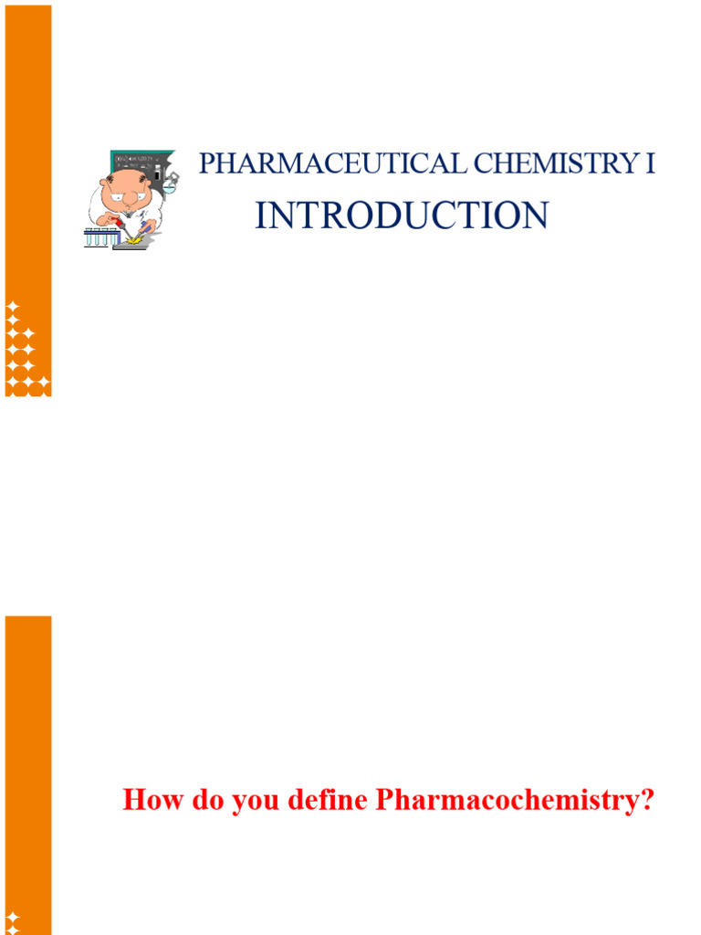 Overview of Pharmaceutical Chemistry | PDF | Medicinal Chemistry ...