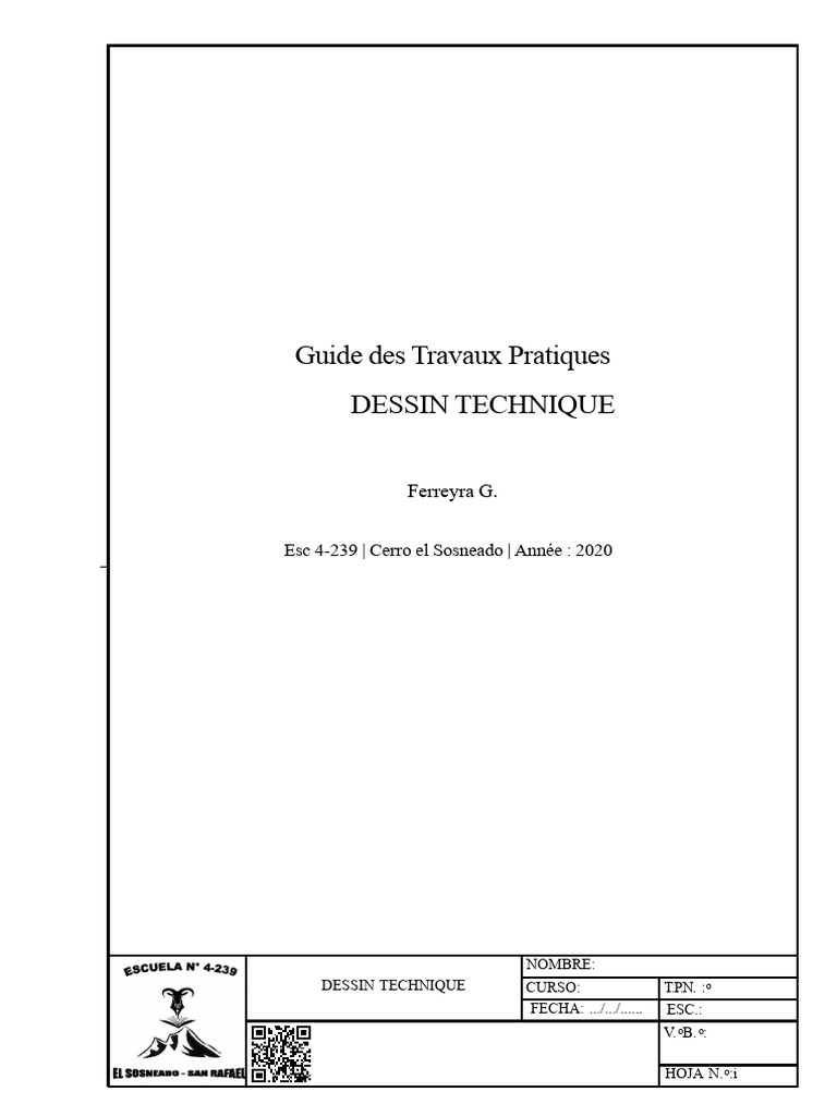 Guide du Dessin Technique Pratique | PDF | Dessin technique | Dessin