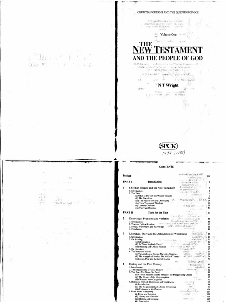Nt Wright Books In Order The New Testament in Its World