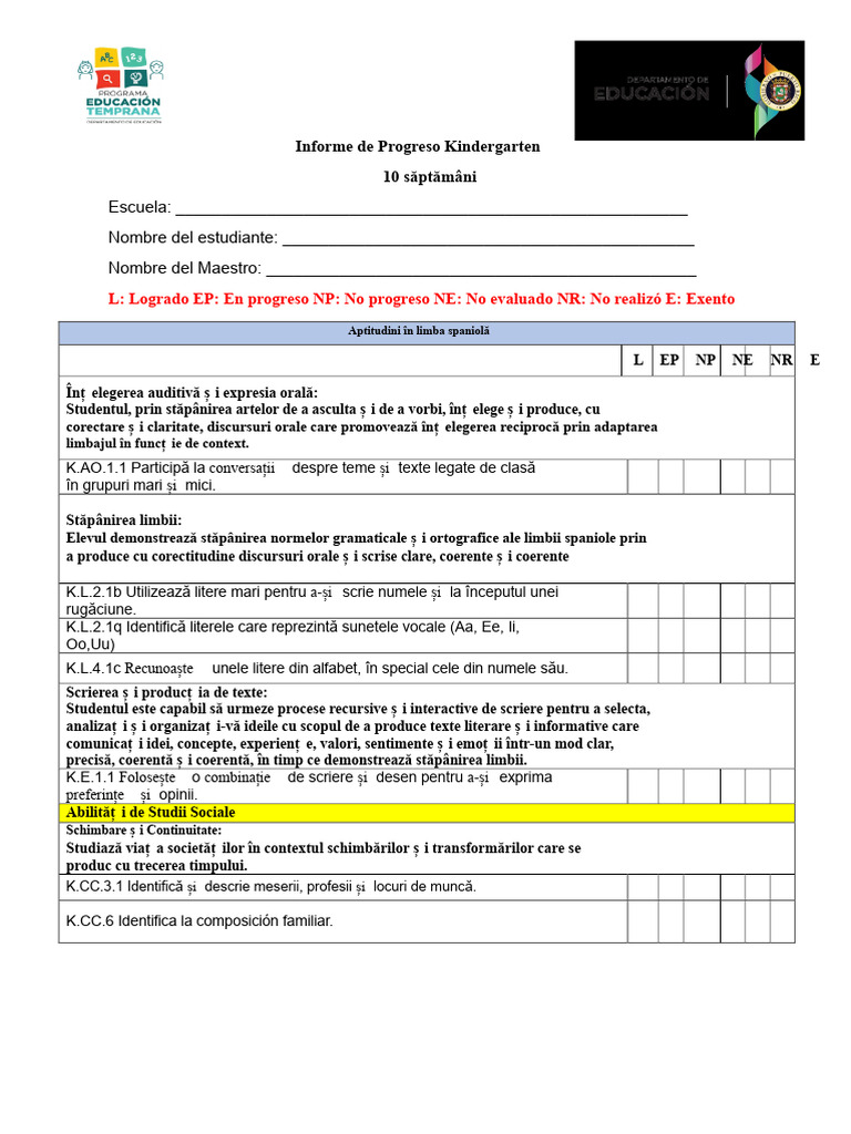 Raport de Progres K | PDF