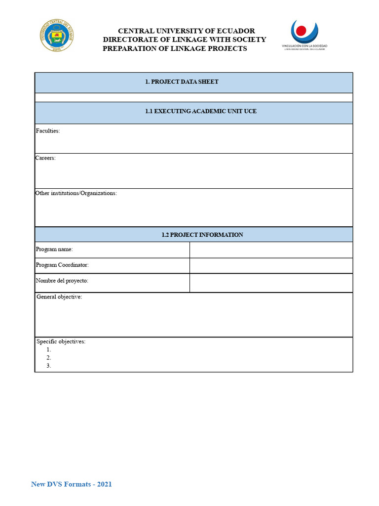 Format For The Development of Linking Projects | PDF