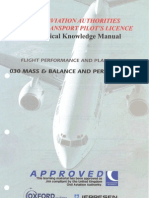 Jaa Atpl Book 6 - Oxford Aviation Jeppesen - Mass &amp Balance and Perfomance