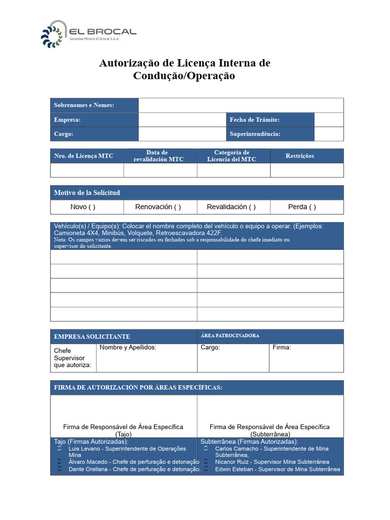 Autorização de Licença de Condução MTC | PDF