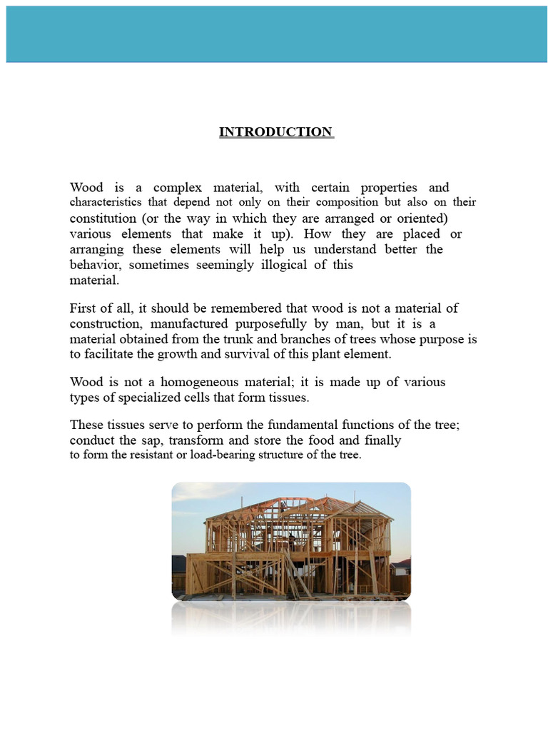 Introduction Wood | PDF | Wood | Trees