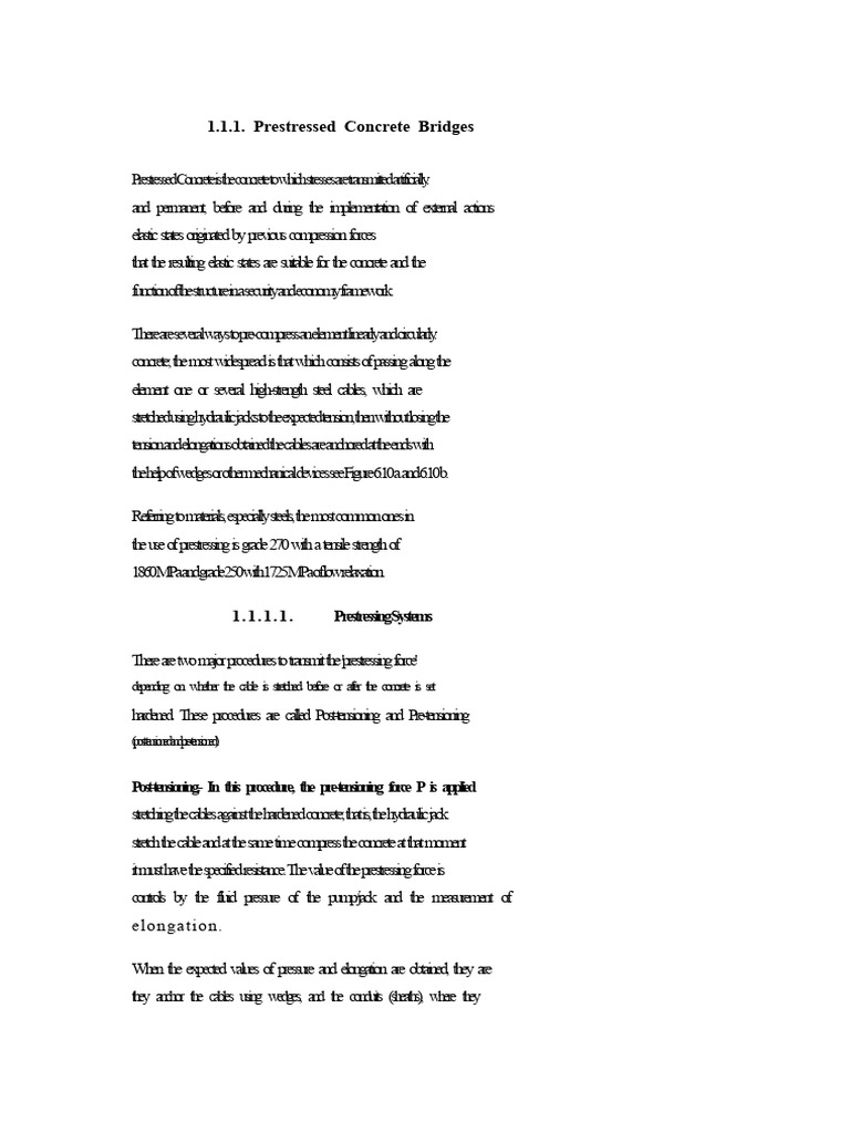 Prestressed Concrete Bridges | PDF | Prestressed Concrete | Concrete