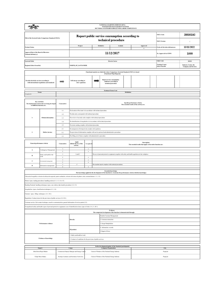 NSCL - Report Public Utility Consumption | PDF