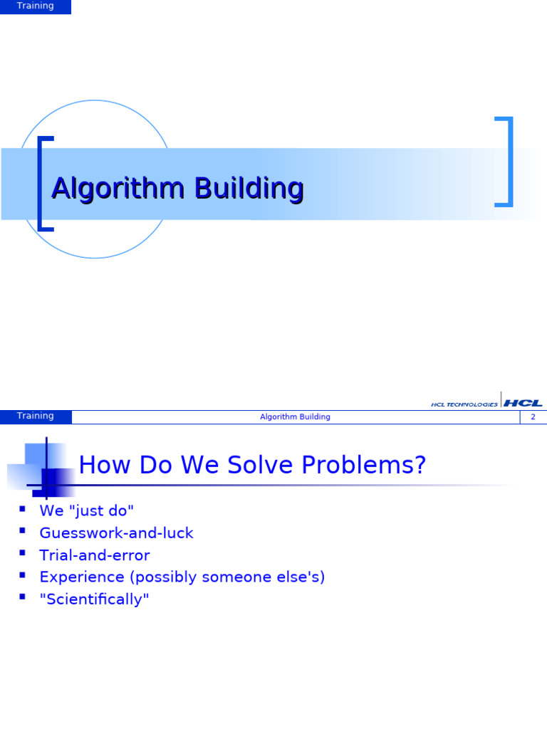 Understanding Algorithm Building Basics | PDF | Baking | Algorithms