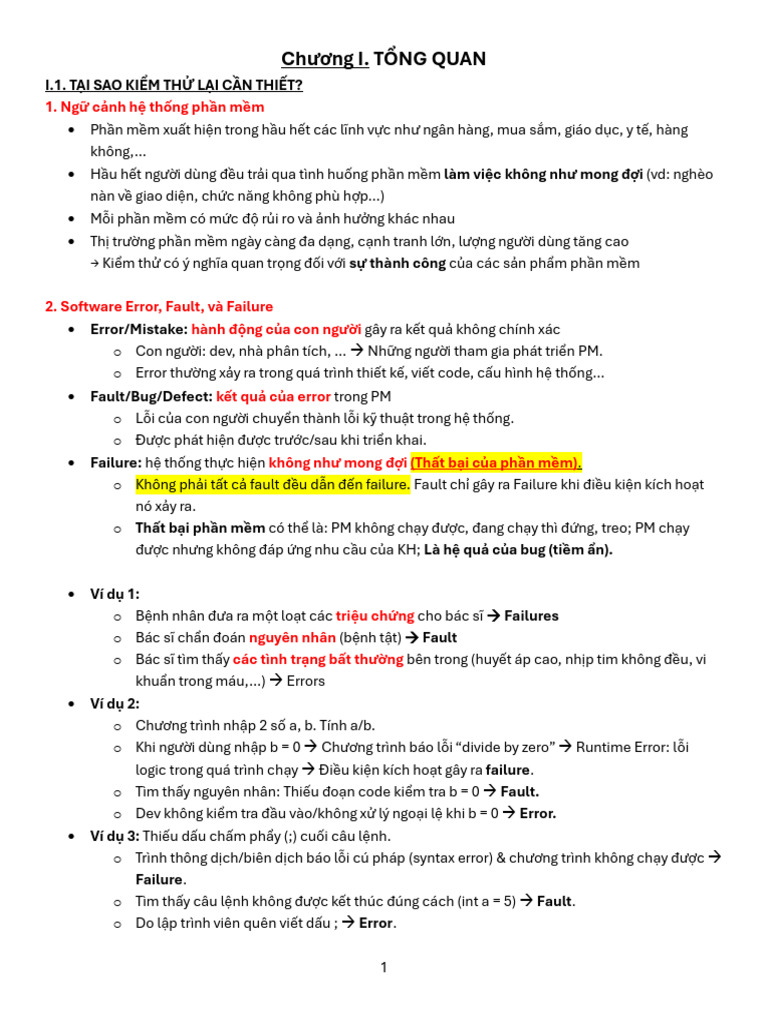 Chương 1. T NG Quan | PDF