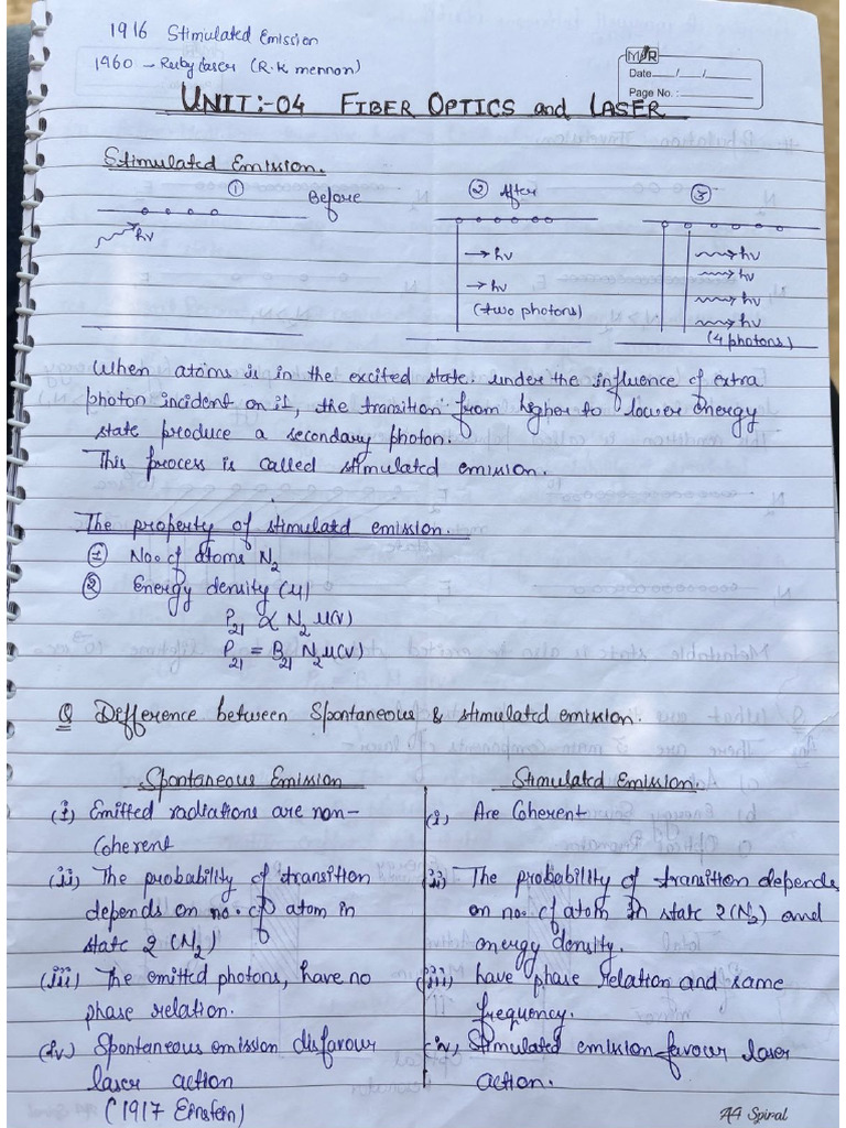 Physics Notes Optics | PDF