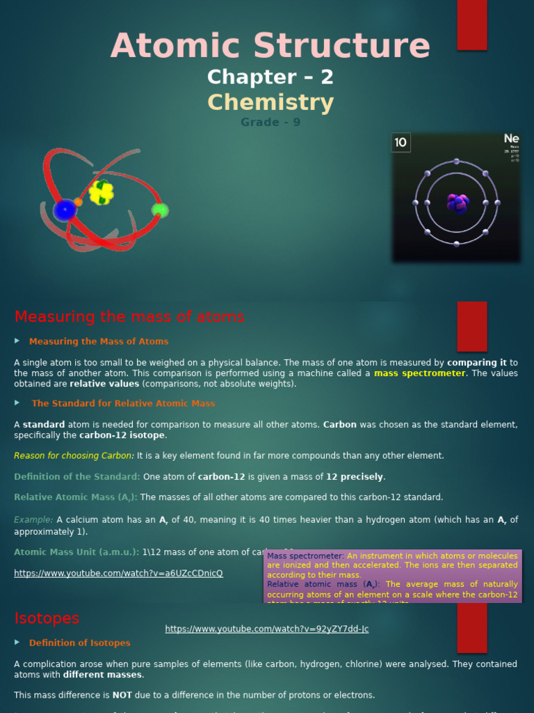 Understanding Atomic Mass and Isotopes | PDF | Isotope | Chemical Elements