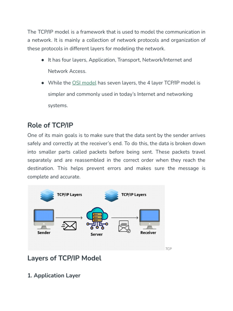 TCP-IP (1) | PDF | Internet Protocol Suite | Computer Network