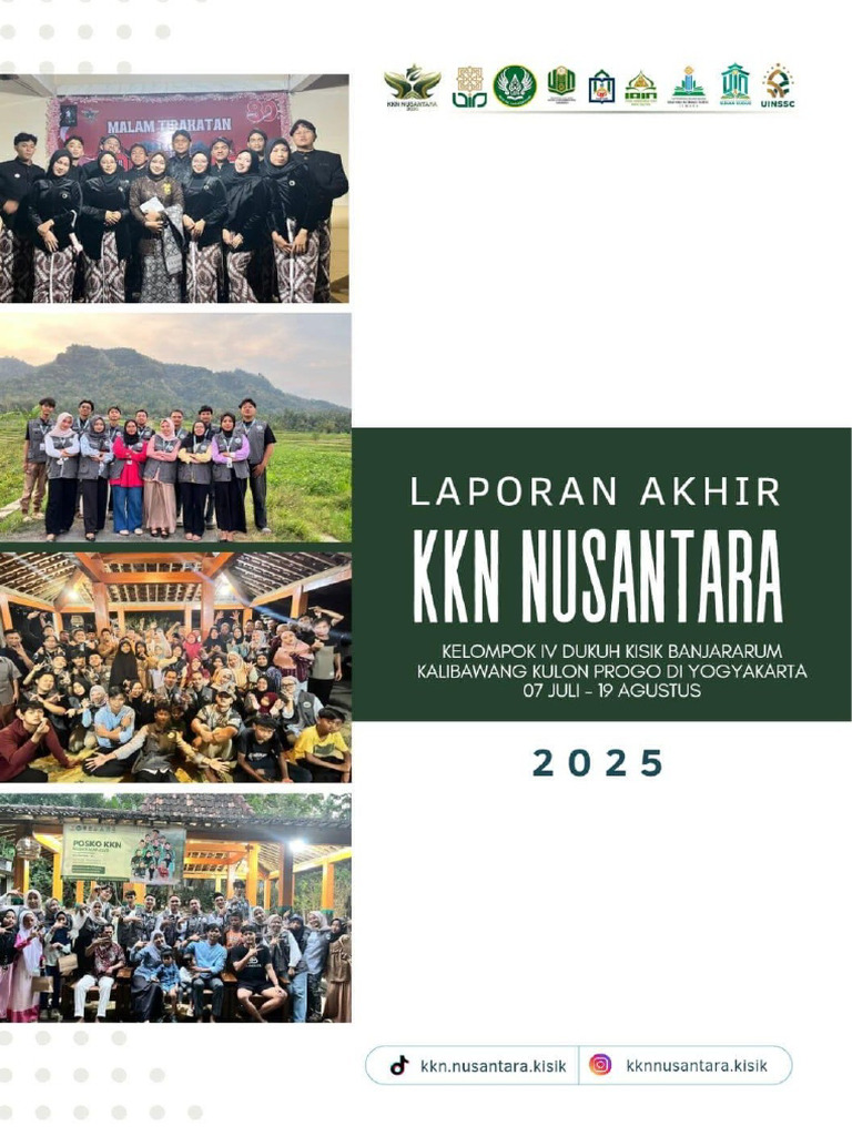 Laporan KKN Nusantara 2025 di Kulon Progo | PDF
