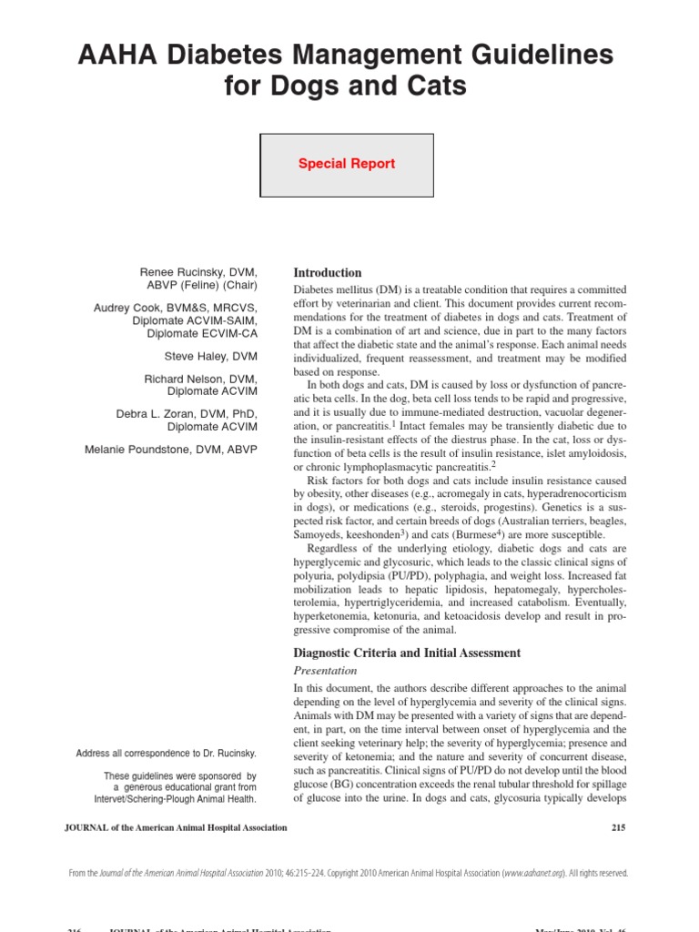 A Aha Diabetes Guidelines | PDF