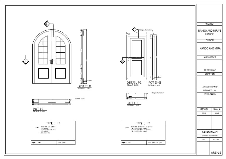 Nando and Mira's House Scale Drawing | PDF