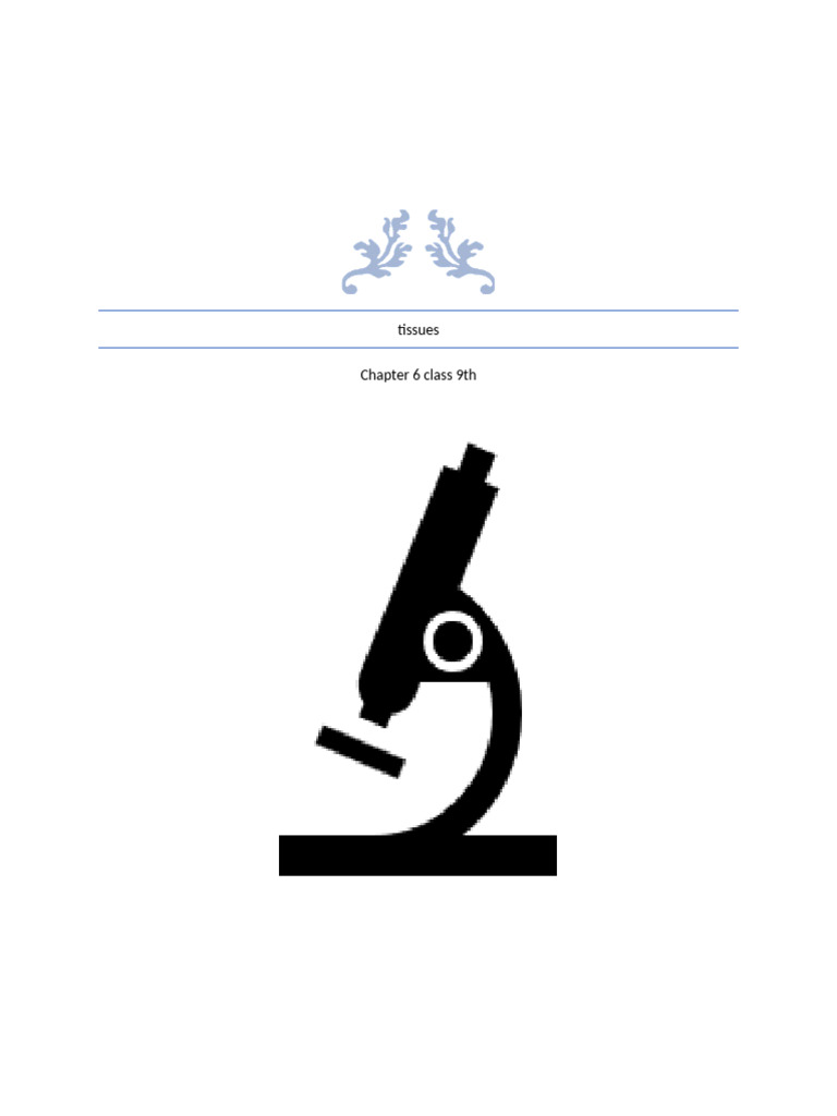 Tissues | PDF