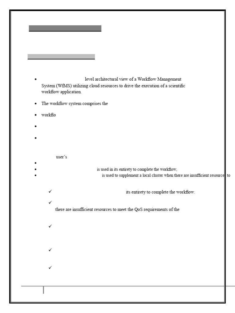 Workflow Management System | PDF | Cloud Computing | Scalability