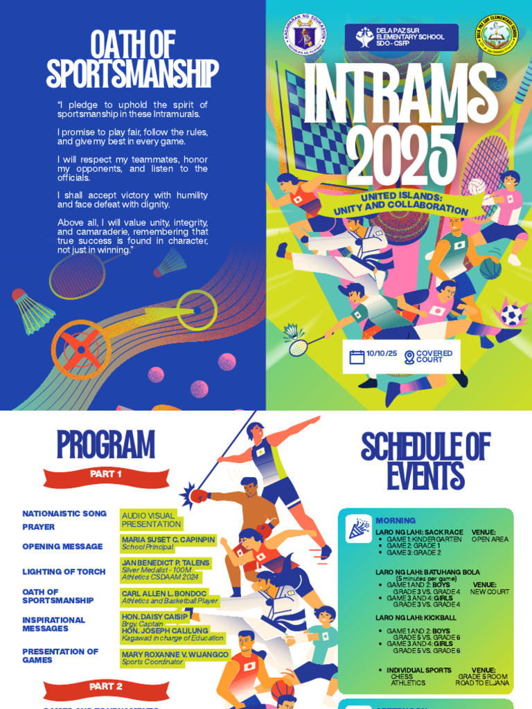 2025 Intramurals Sports Schedule | PDF | Sports