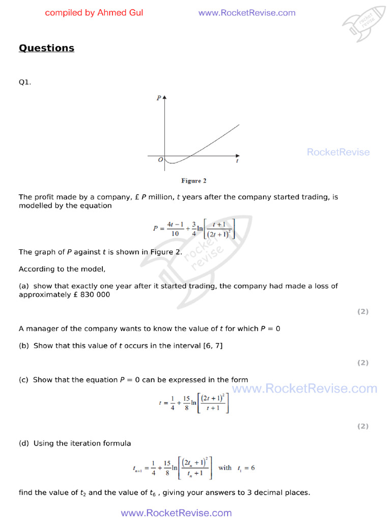 Ial p3 Numerical Methods | PDF