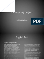 Latin Spring Project: Lakia Wallace