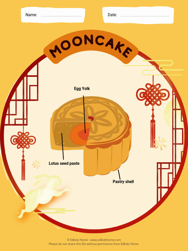 Mid-Autumn Festival Activity Sheet | PDF | Moon | Autumn